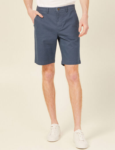 Short bleu gris homme