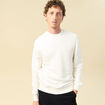 Sweat manches longues ecru homme