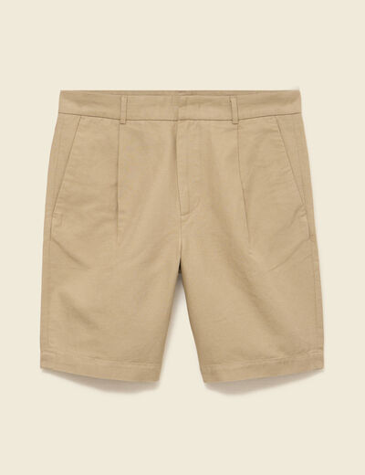 Bermuda vert olive homme