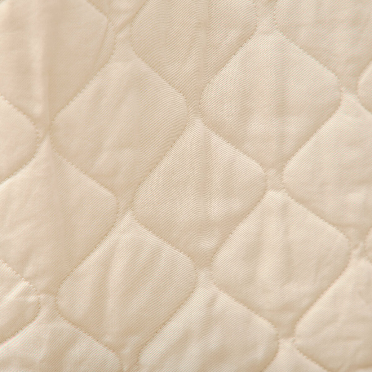Veste oversize manches longues doubl&eacute;e creme femme