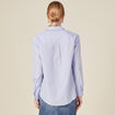 Chemise éco-responsable bleu ciel femme