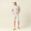 Chemise manches longues beige homme