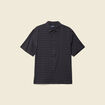 Chemise ajour&eacute;e coupe boyfriend bleu marine homme