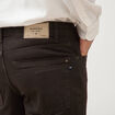 Jeans regular longueur 32 marron homme