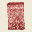 Foulard marron cognac homme