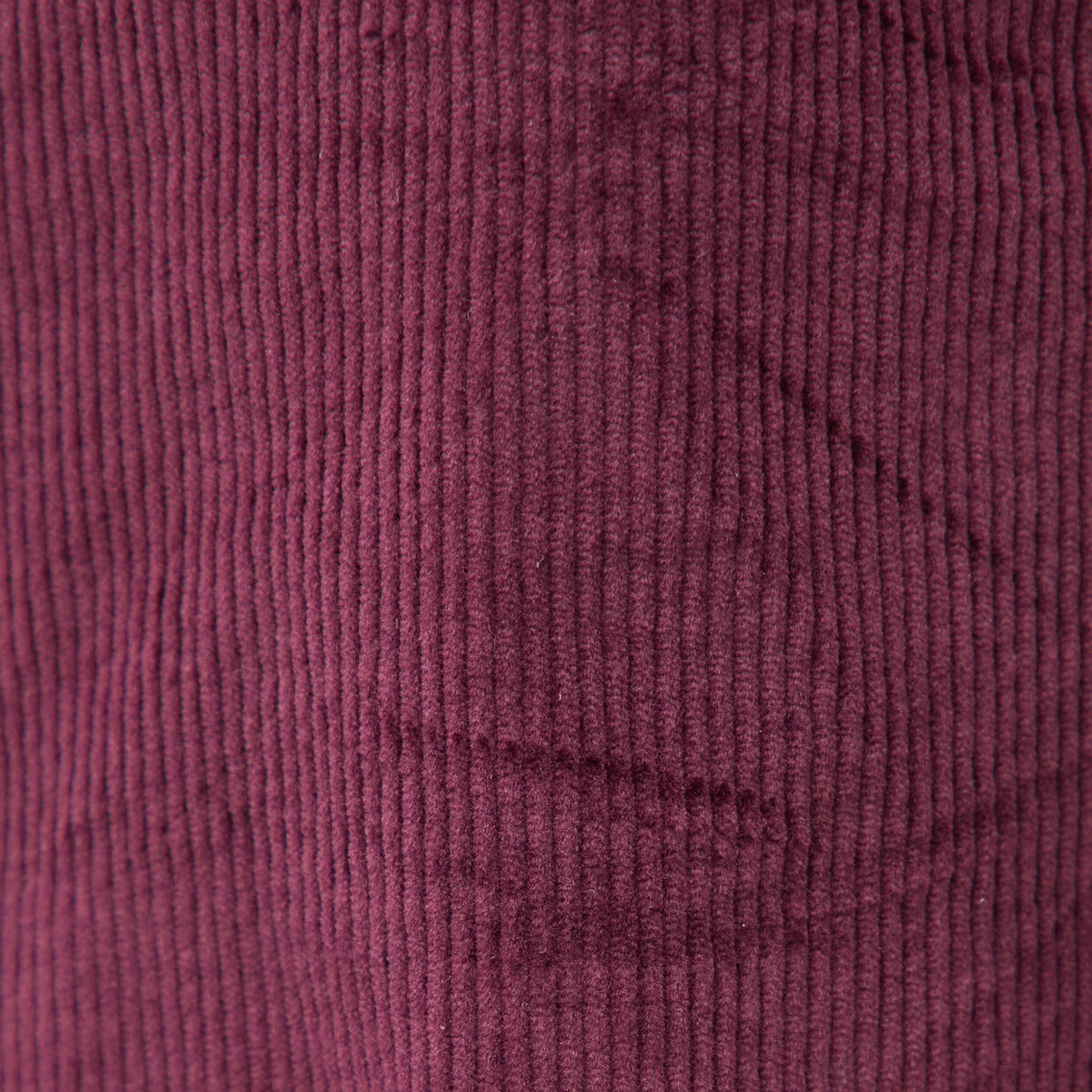 Jupe taille haute en velours prune femme