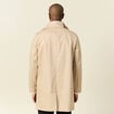 Trench mi-long col montant beige homme