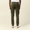 Pantalon battle bas resserr&eacute; vert kaki homme