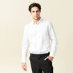 Chemise manches longues blanc homme