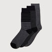 Lot de 3 paires de chaussettes noir homme