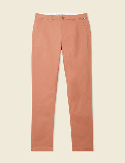 Pantalon chino longueur 32 vieux rose homme