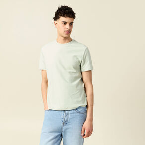 T-shirt manches courtes vert clair homme