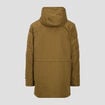 Parka droite à capuche camel homme