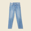 Jeans relax 5 poches denim used homme