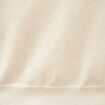 Gilet droit cropped manches longues creme femme