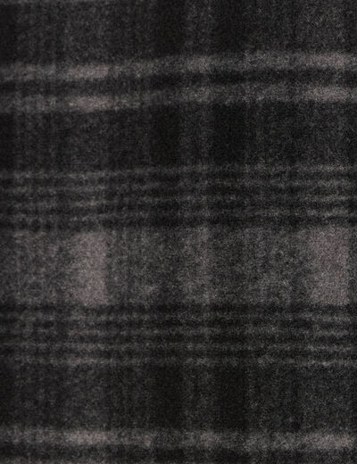 Surchemise manches longues gris foncé homme