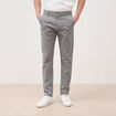 Pantalon chino slim gris homme