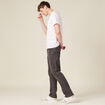 Jeans straight ultra stretch denim gris homme