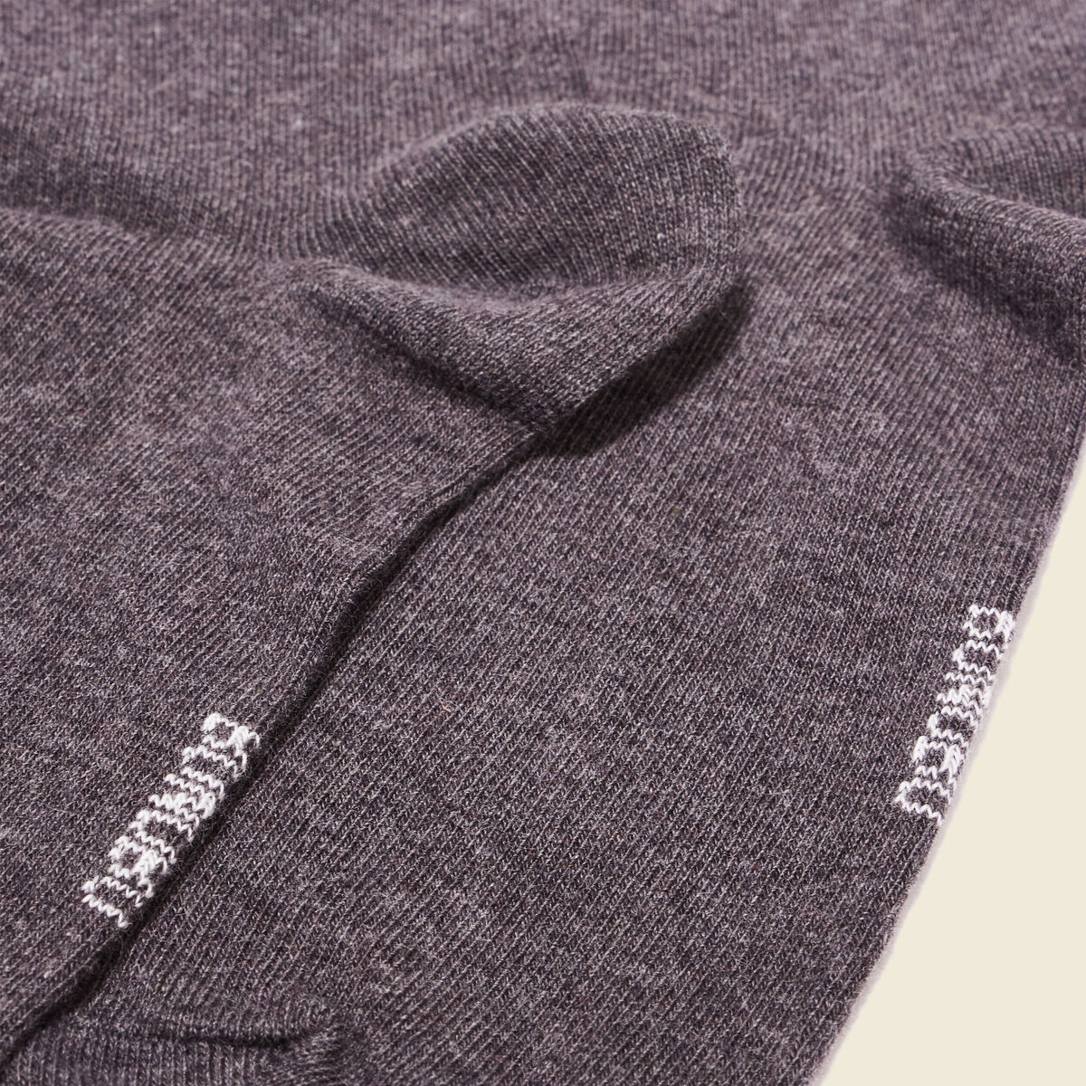 Chaussettes fabriquées en France gris foncé homme