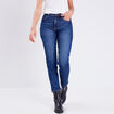 Jeans regular denim brut femme