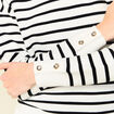 Pull manches longues ecru femme