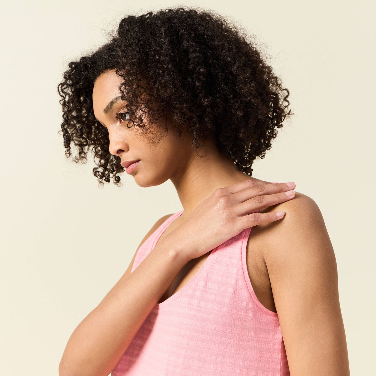 Débardeur sans manches rose femme