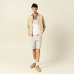 T-shirt manches courtes vert kaki homme