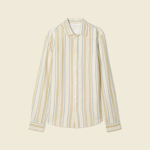 Chemise manches longues ecru homme
