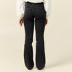 Jeans bootcut 5 poches denim gris femme