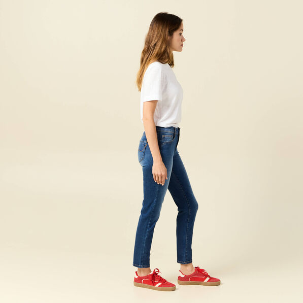 Jeans Vanessa - slim 7/8ème denim stone femme