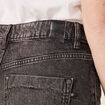 Jeans mom 7/8ème denim gris femme