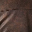 Blouson simili cuir vert kaki homme
