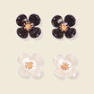 Lot 2 boucles d'oreilles multicolore femme