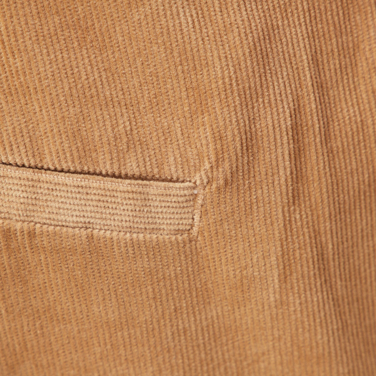 Pantalon chino tapered velours beige homme