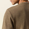 T-shirt manches longues taupe homme