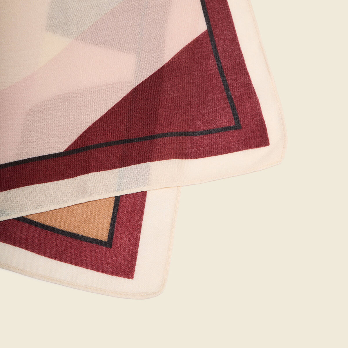 Foulard bordeaux femme