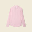 Chemise manches longues rose pastel homme