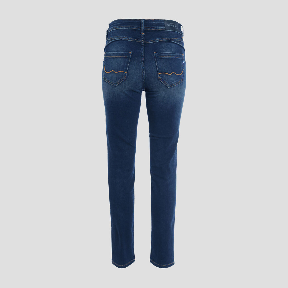 Jeans regular 7/8ème denim brut femme