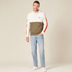 Sweat éco-responsable taupe homme