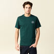 T-shirt manches courtes vert fonc&eacute; homme