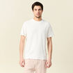 T-shirt manches courtes ecru homme