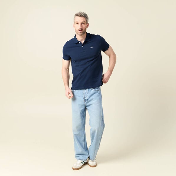 polo manches courtes bleu marine homme Polo manches courtes bleu marine homme