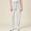 Jeans slouchy denim snow bleu femme