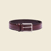 Ceinture en cuir marron cognac homme