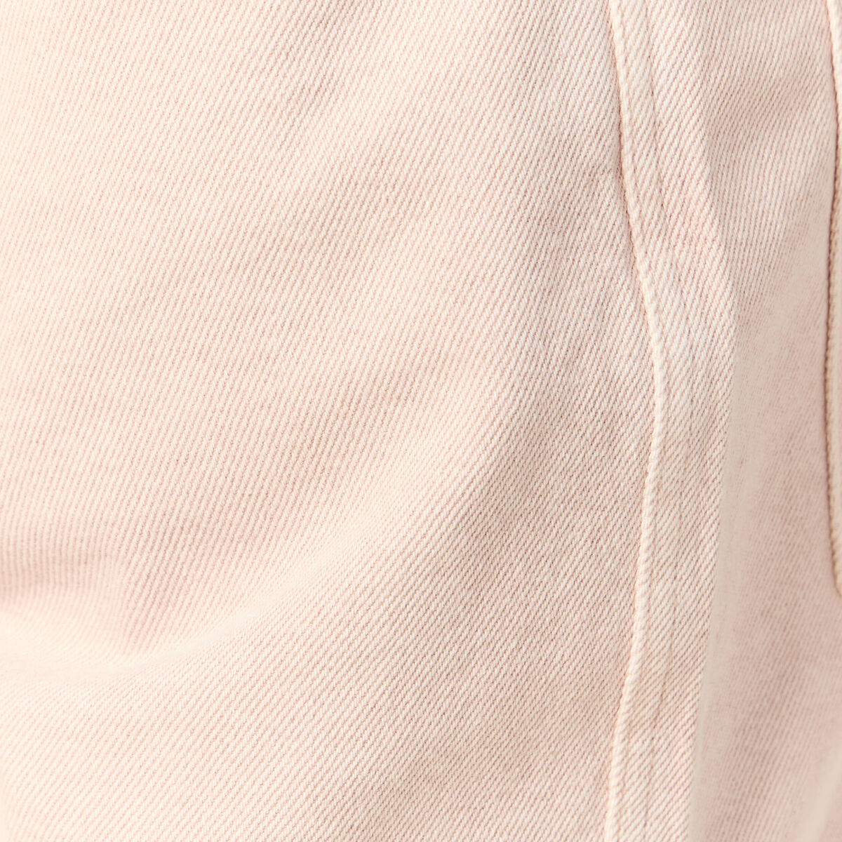 Bermuda droit en jean rose homme