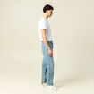 Jeans large relaxed denim dirty homme