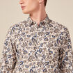 Chemise à manches longues blanc homme