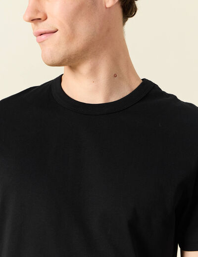 T-shirt éco-responsable noir homme
