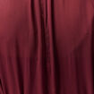 Robe manches 3/4 doubl&eacute;e bordeaux femme