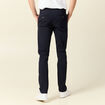 Pantalon chino longueur 32 bleu fonc&eacute; homme